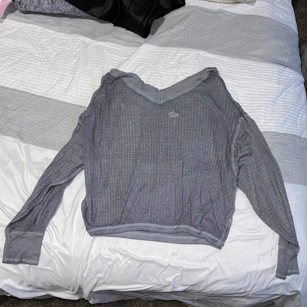 Free people gray sweater